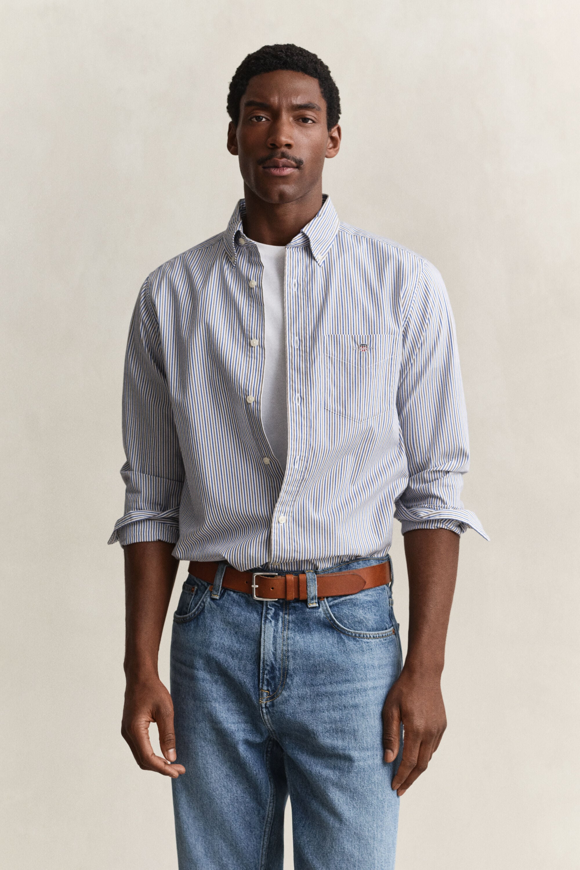Striped Poplin Shirt