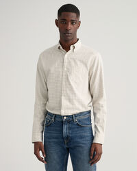 Regular Fit Jaspe Gingham Shirt