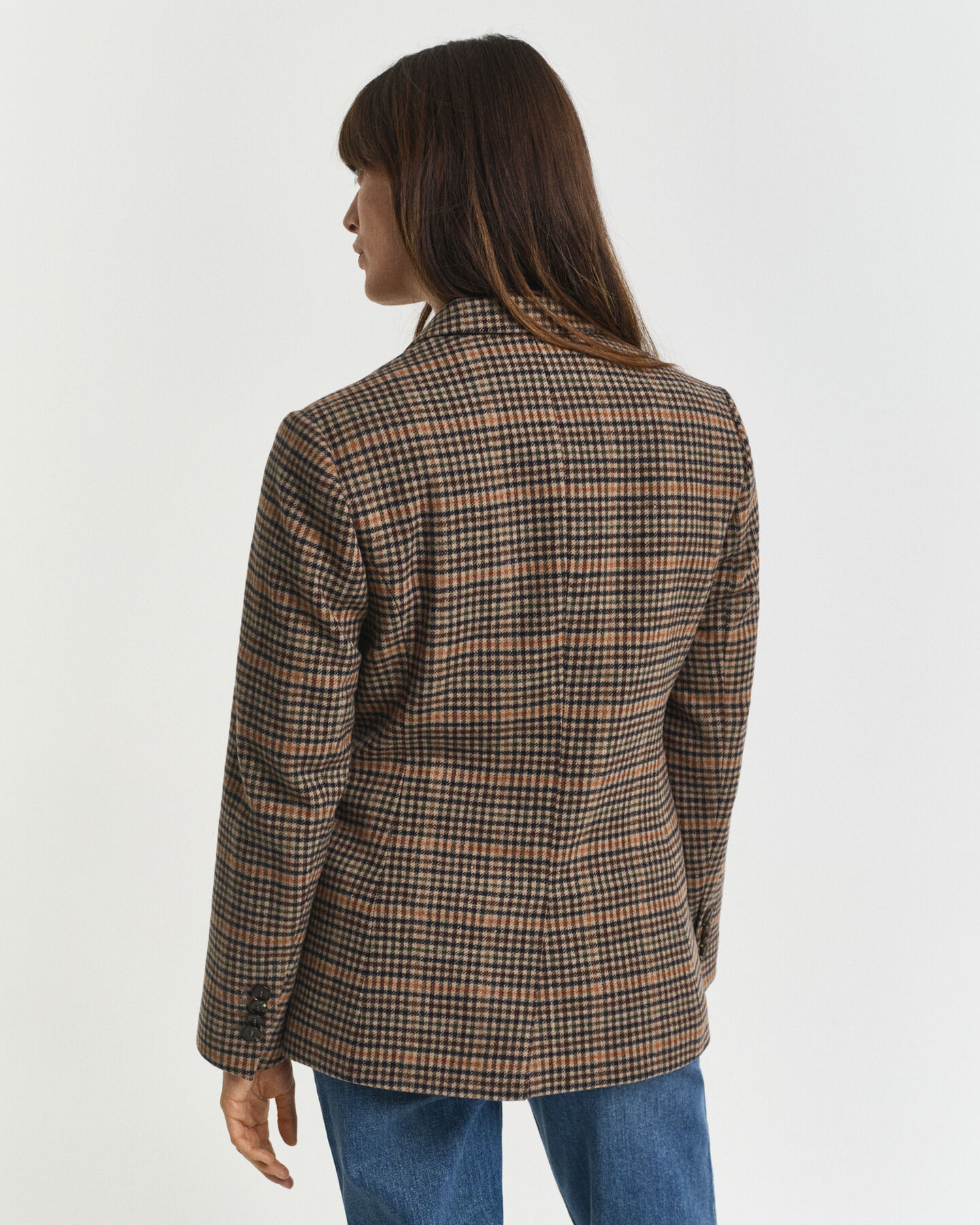 Regular Fit Wool Houndstooth Blazer