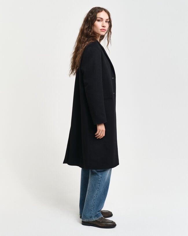 Classic Tailored Fit Wool Coat