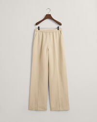 Relaxed Fit Linen Blend Pull-On Pants
