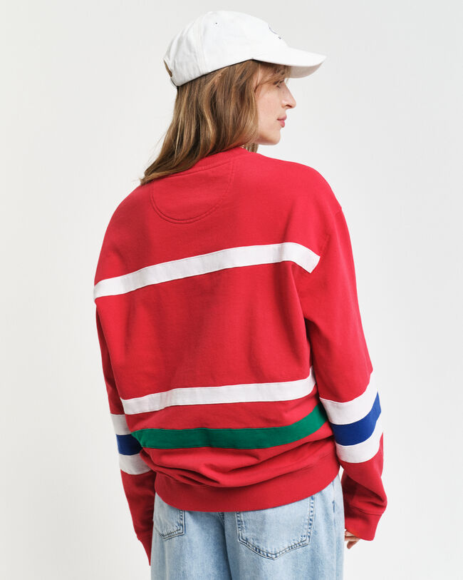 Panel Crew Neck Sweatshirt