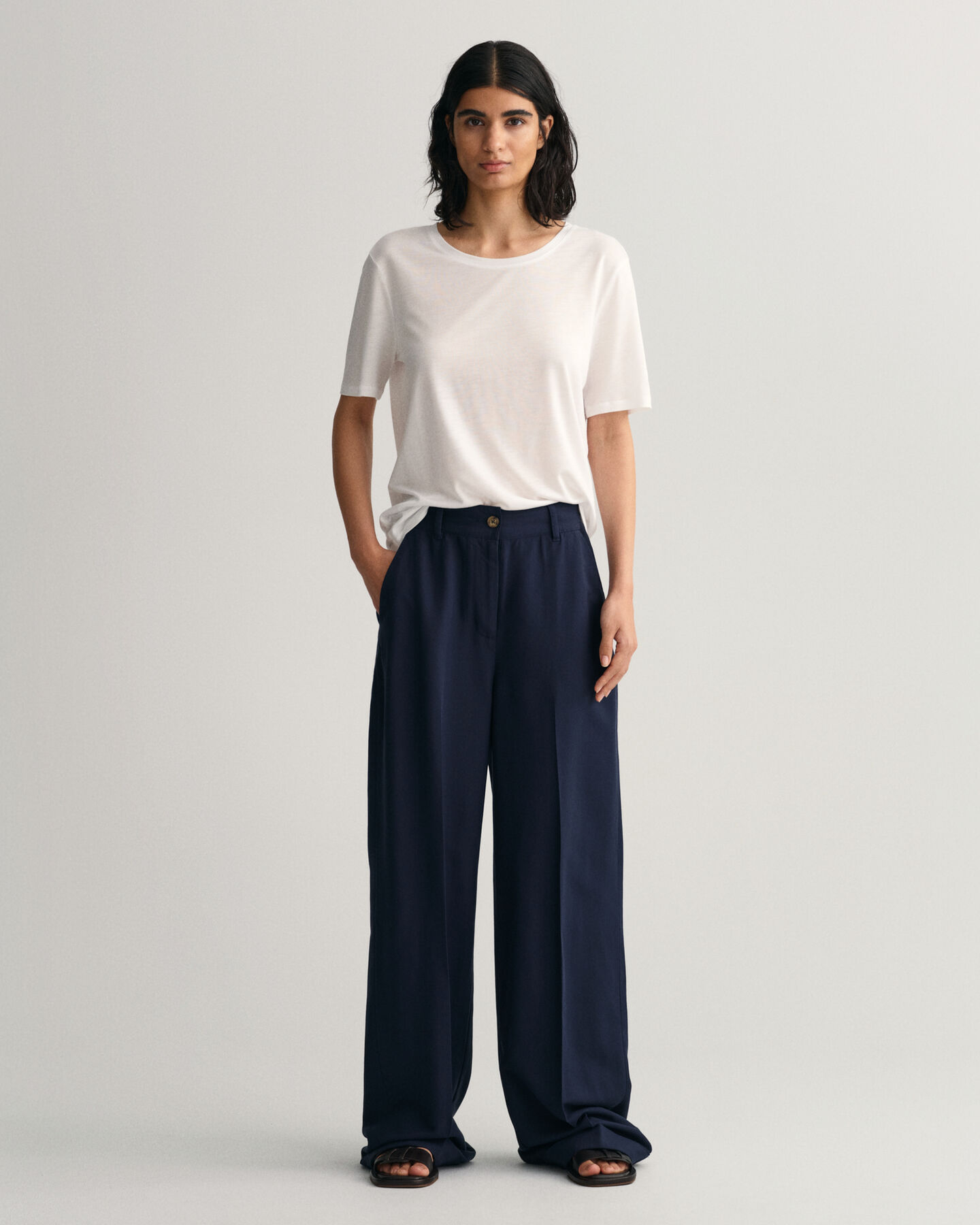 Relaxed Fit Fluid Pants