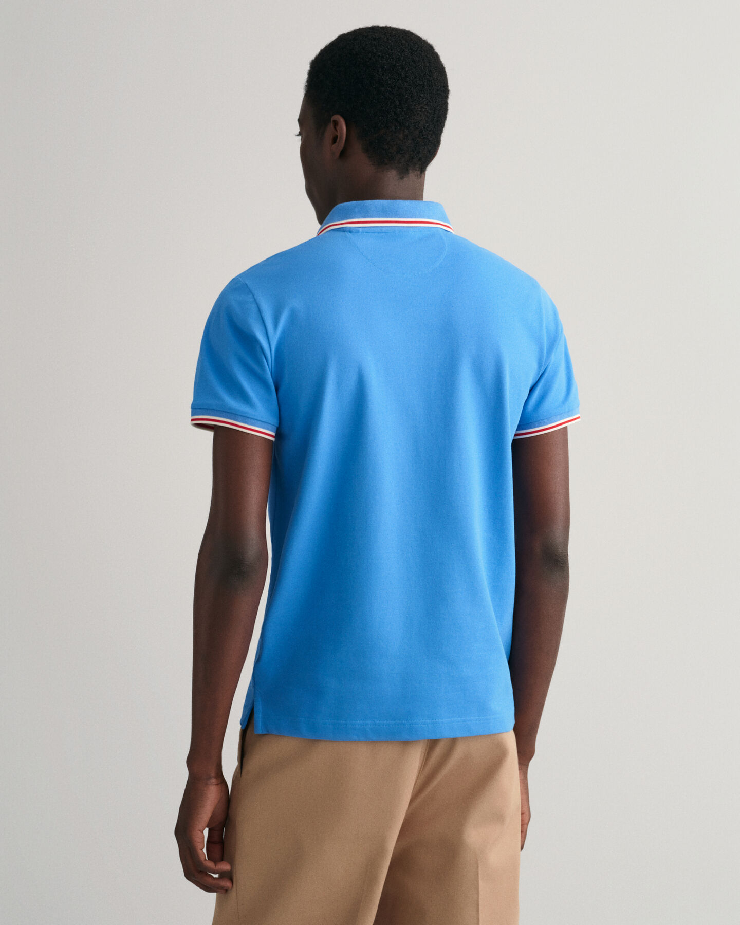 3-Color Tipped Piqu&eacute; Polo Shirt