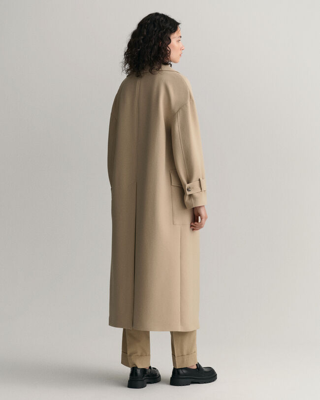 Oversized Fluid Coat
