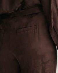 Wide Leg Lace Jacquard Pants