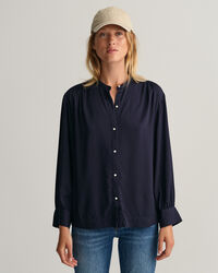 Relaxed Fit Wide Cuff Blouse