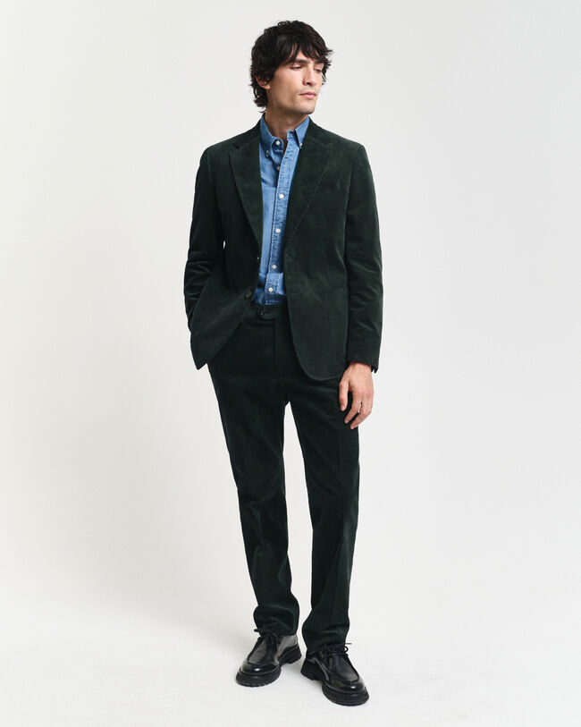 Slim Fit Corduroy Suit Jacket