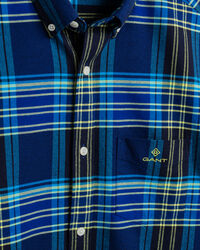 Regular Fit Brushed Bright Plaid Oxford Shirt