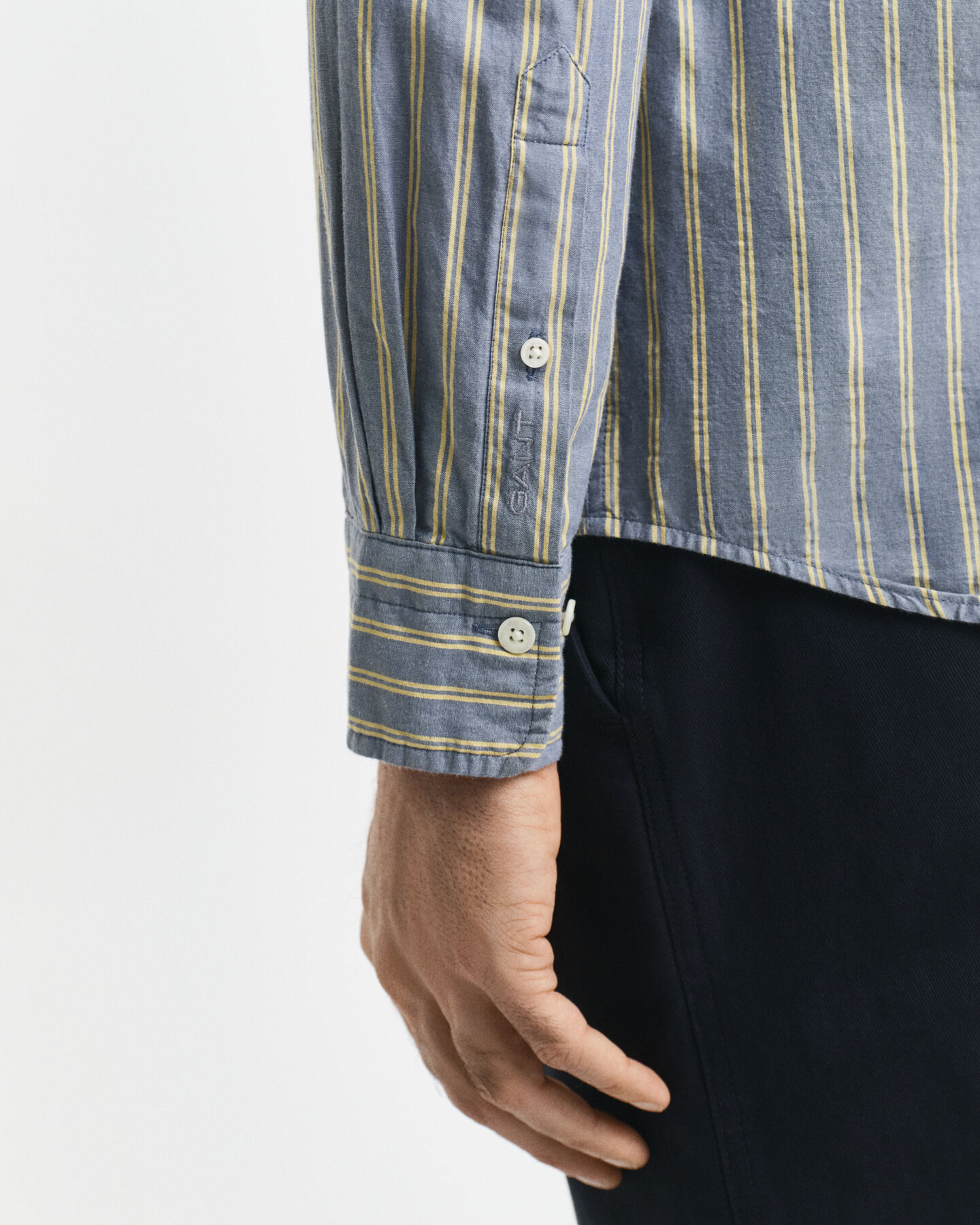 Regular Fit Striped Archive Poplin Shirt