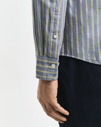 Regular Fit Striped Archive Poplin Shirt