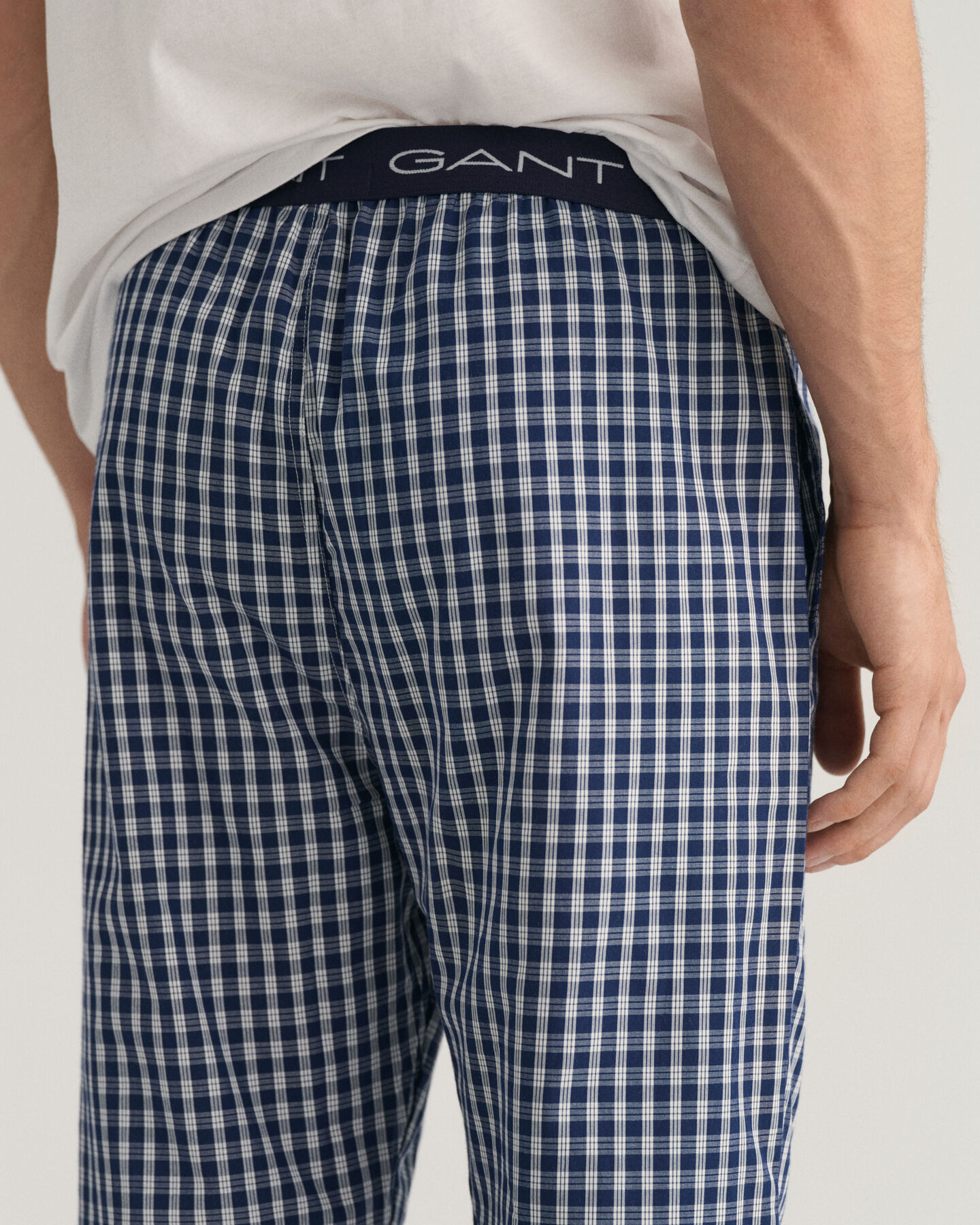 Micro Check Pajama Pants