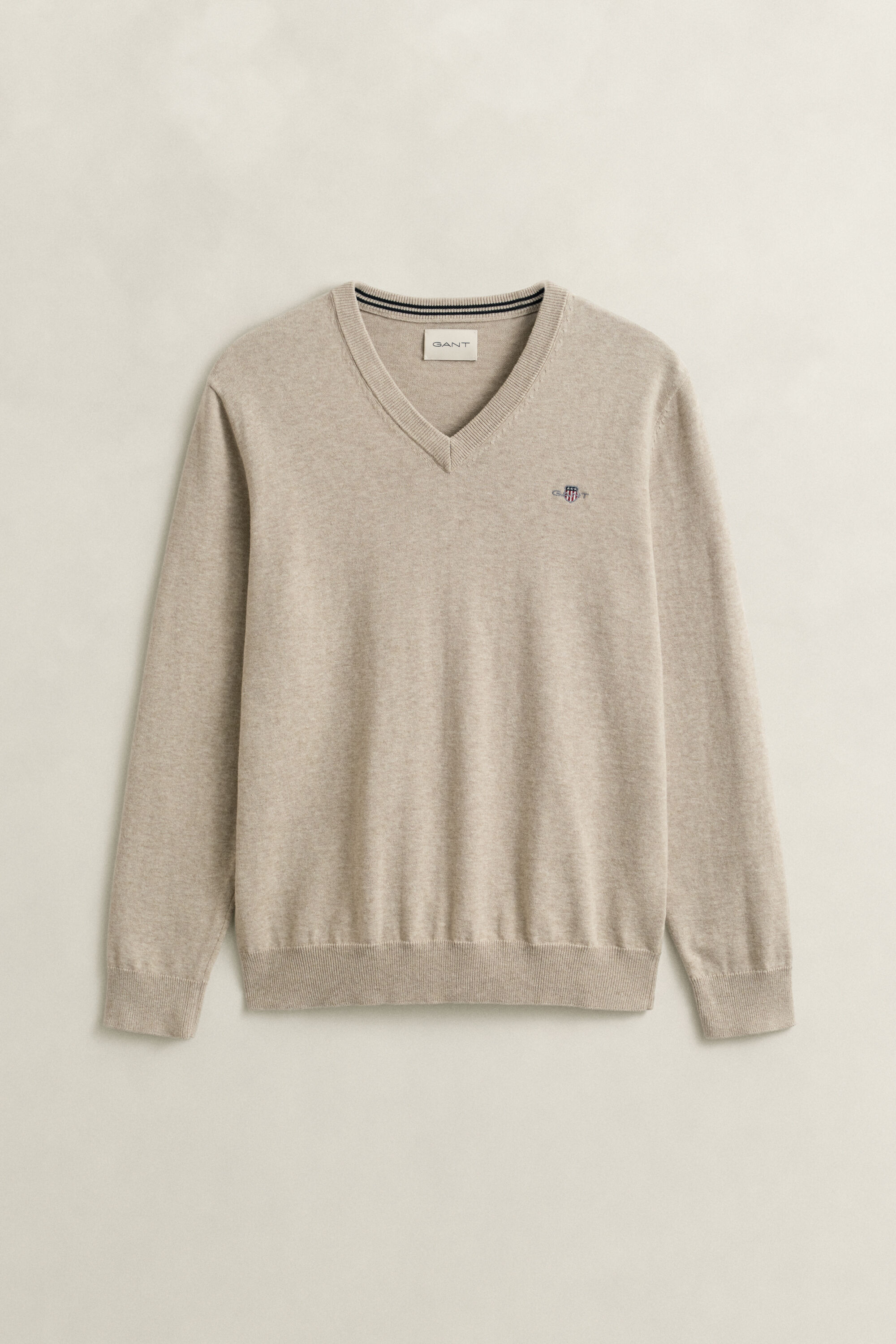Classic Cotton V-Neck Sweater