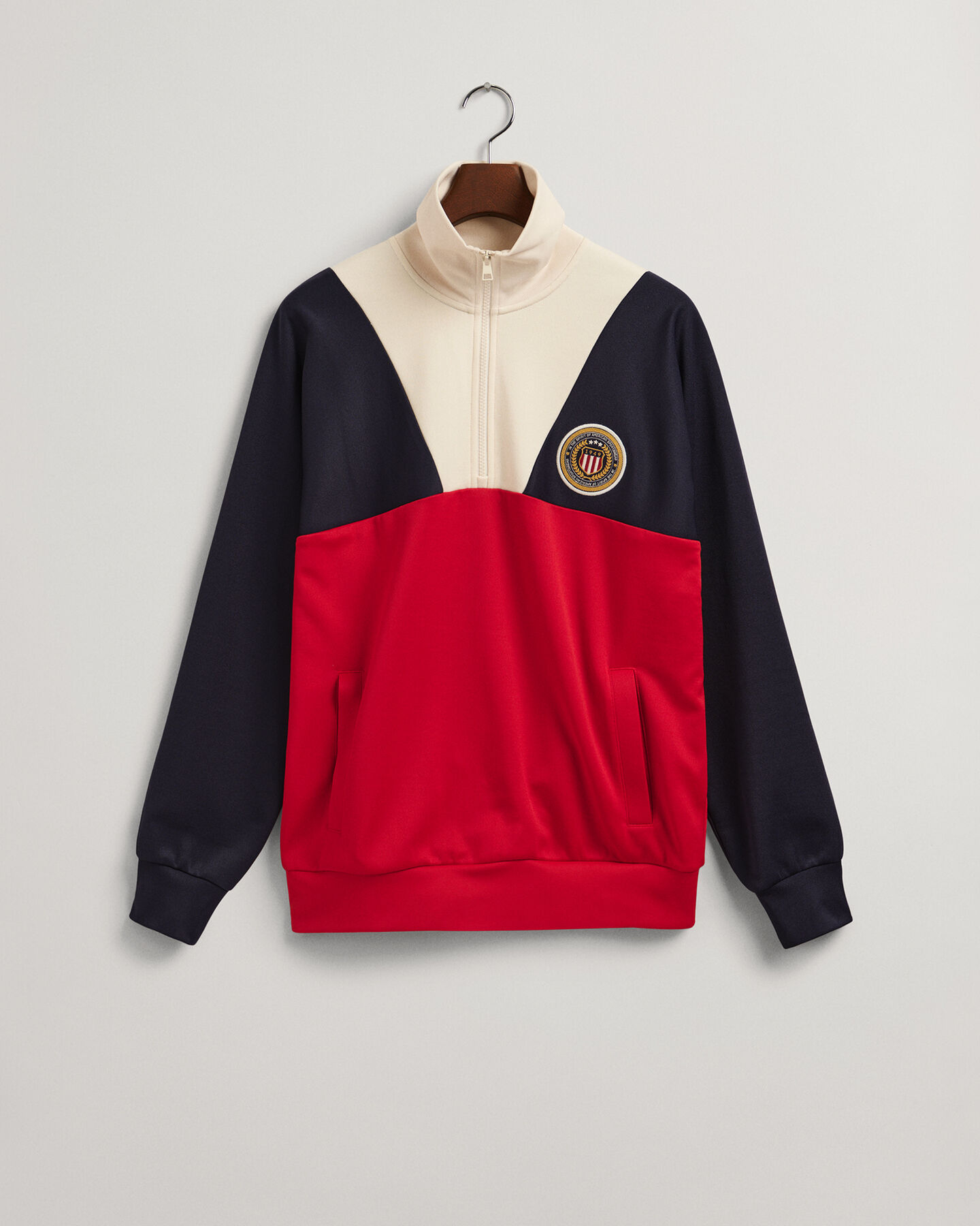 Crest Shield Tracksuit Half-Zip Sweater