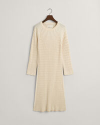 Cable Knit Crew Neck Dress