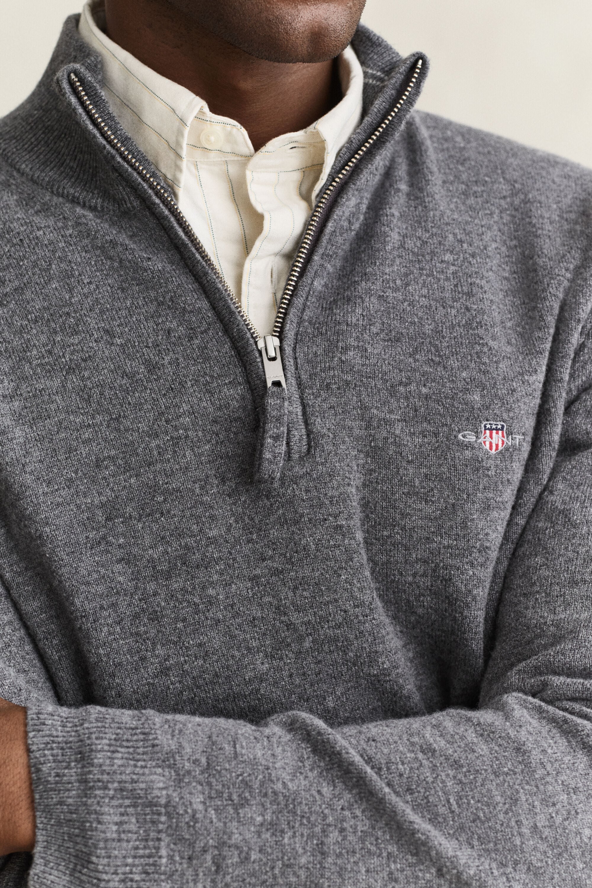 Lambswool Half-Zip Sweater