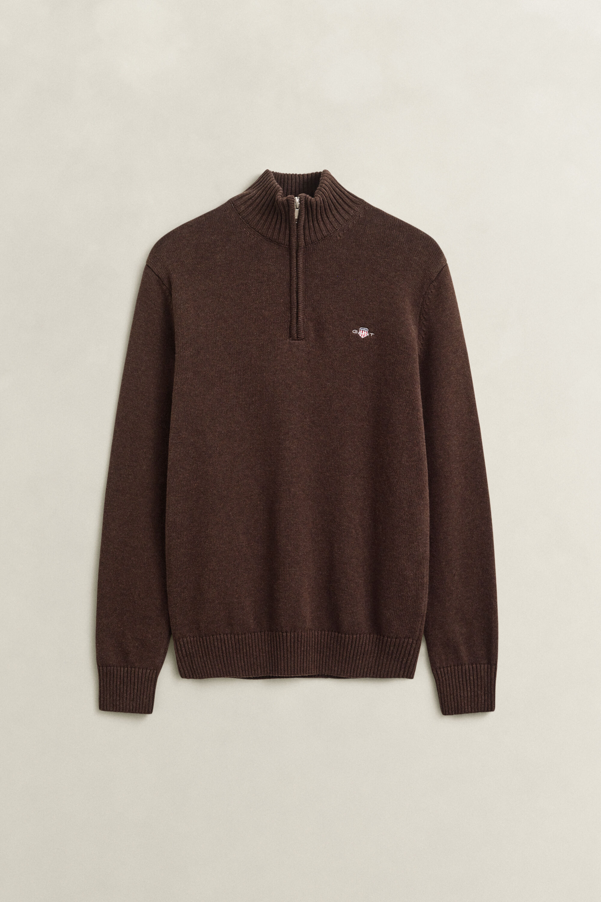 Casual Cotton Half-Zip Sweater