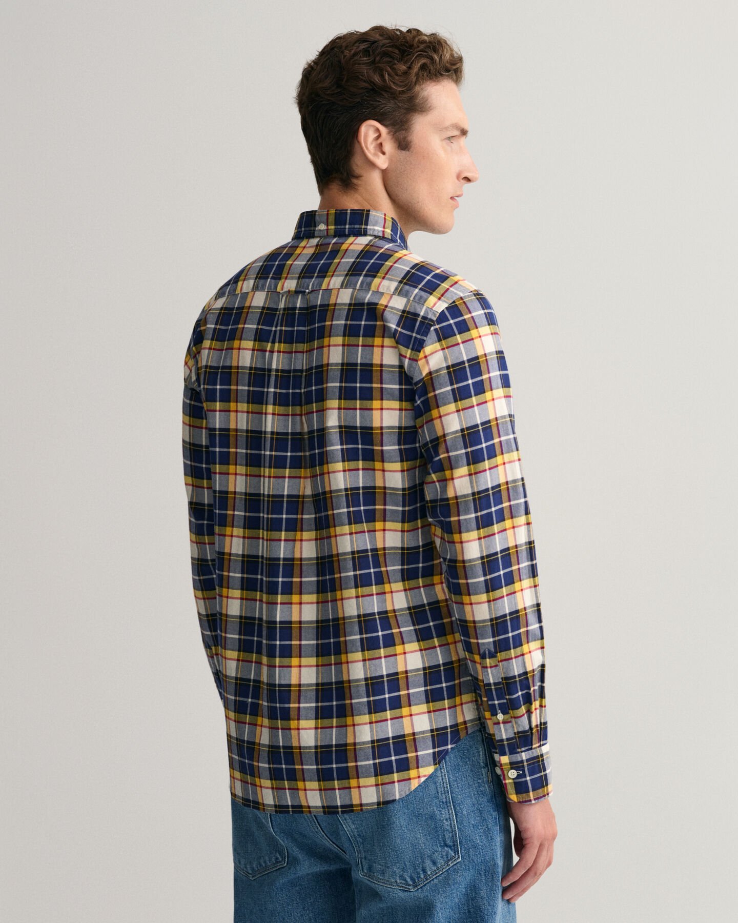 Regular Fit Checked Oxford Shirt