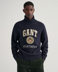 Crest Shield Rollneck Sweater