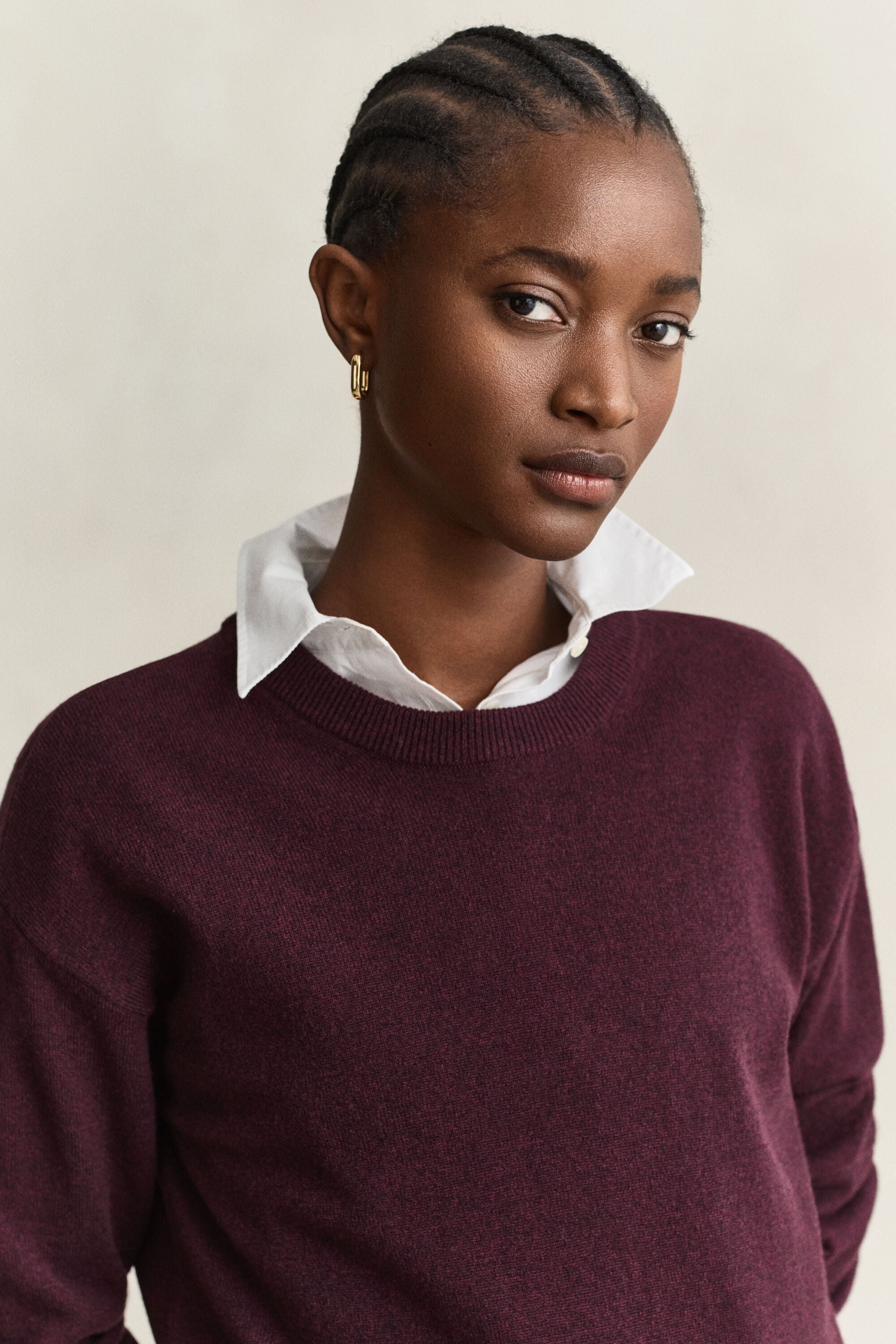 Superfine Lambswool Crew Neck Sweater