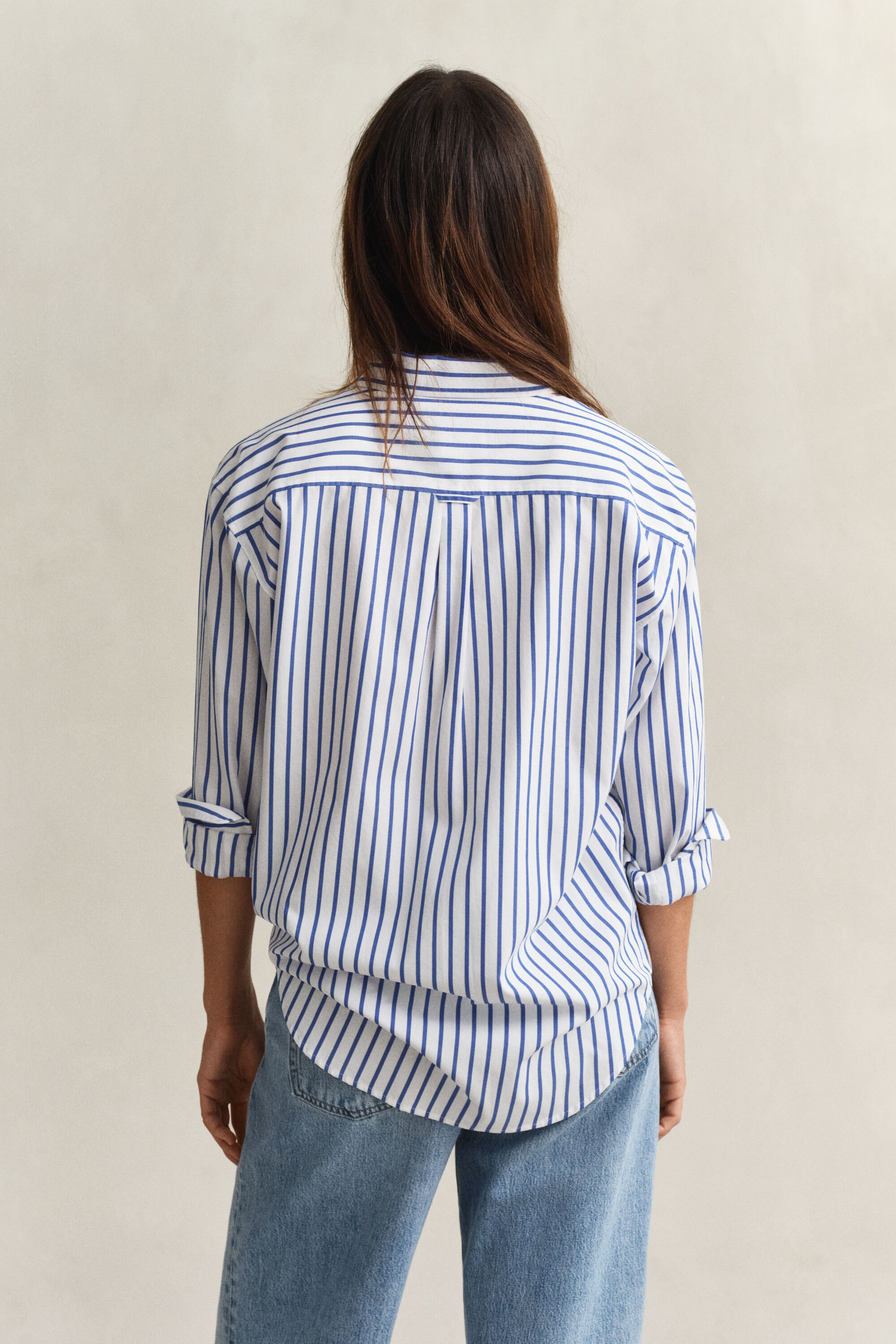 Relaxed Fit Classic Striped Poplin Shirt