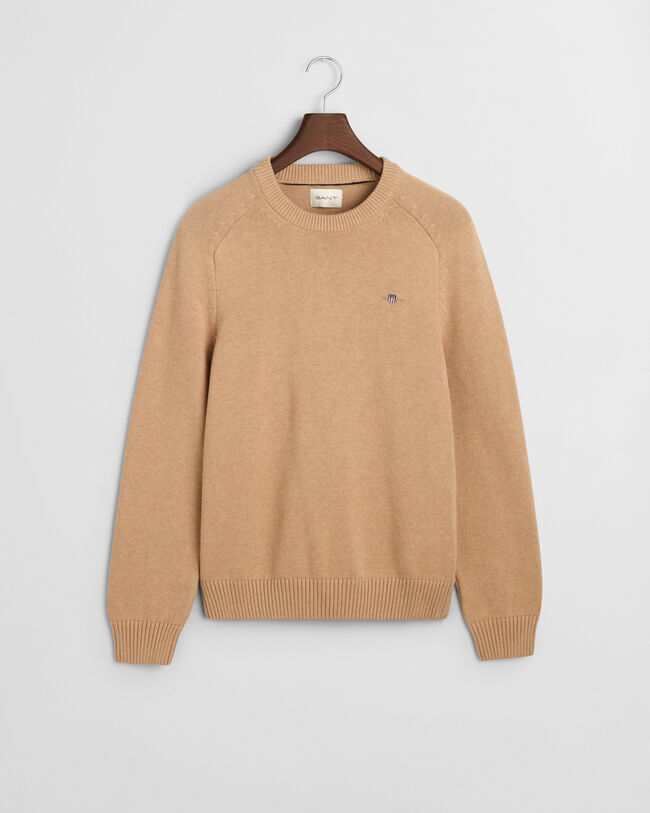 Casual Cotton Crew Neck Sweater