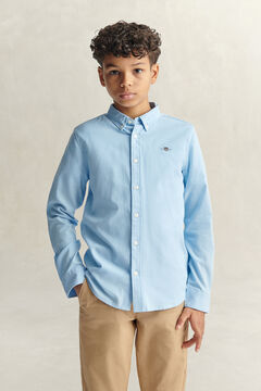 Teen Boys Shield Oxford Shirt — LIGHT BLUE 5