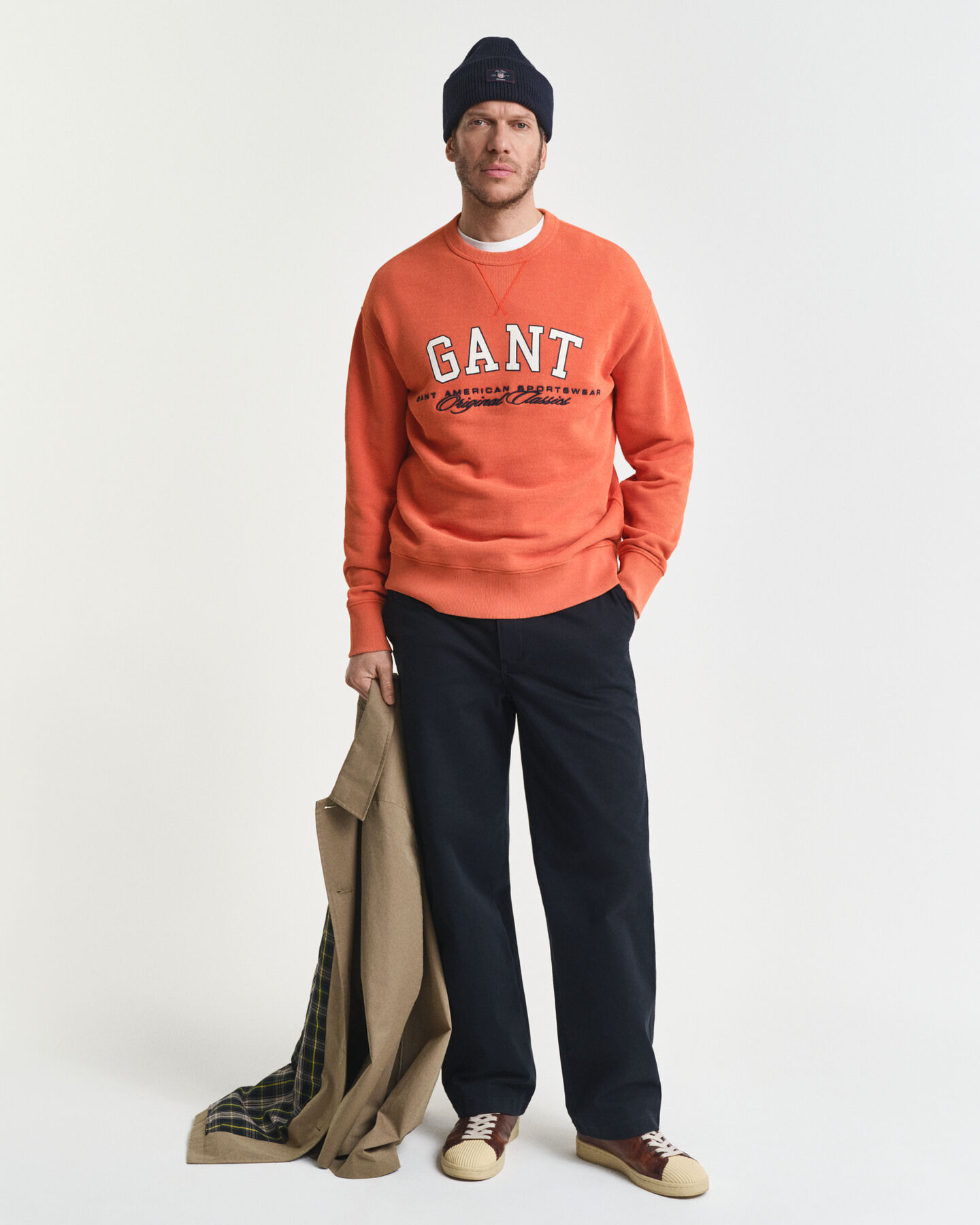 Collegiate Graphic Crew Neck Sweatshirt