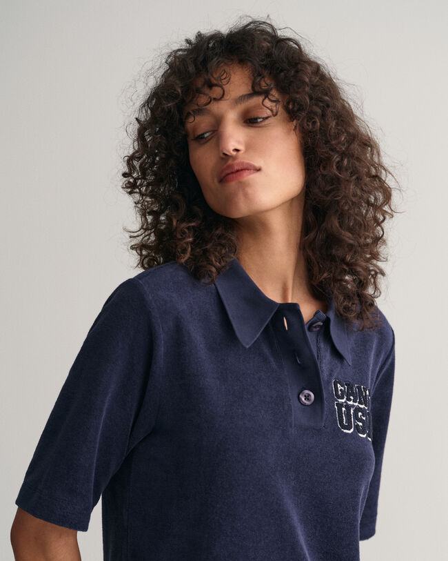 Terry Cloth Polo Dress