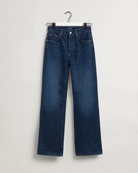 Relaxed Straight Leg High-Waisted Jeans