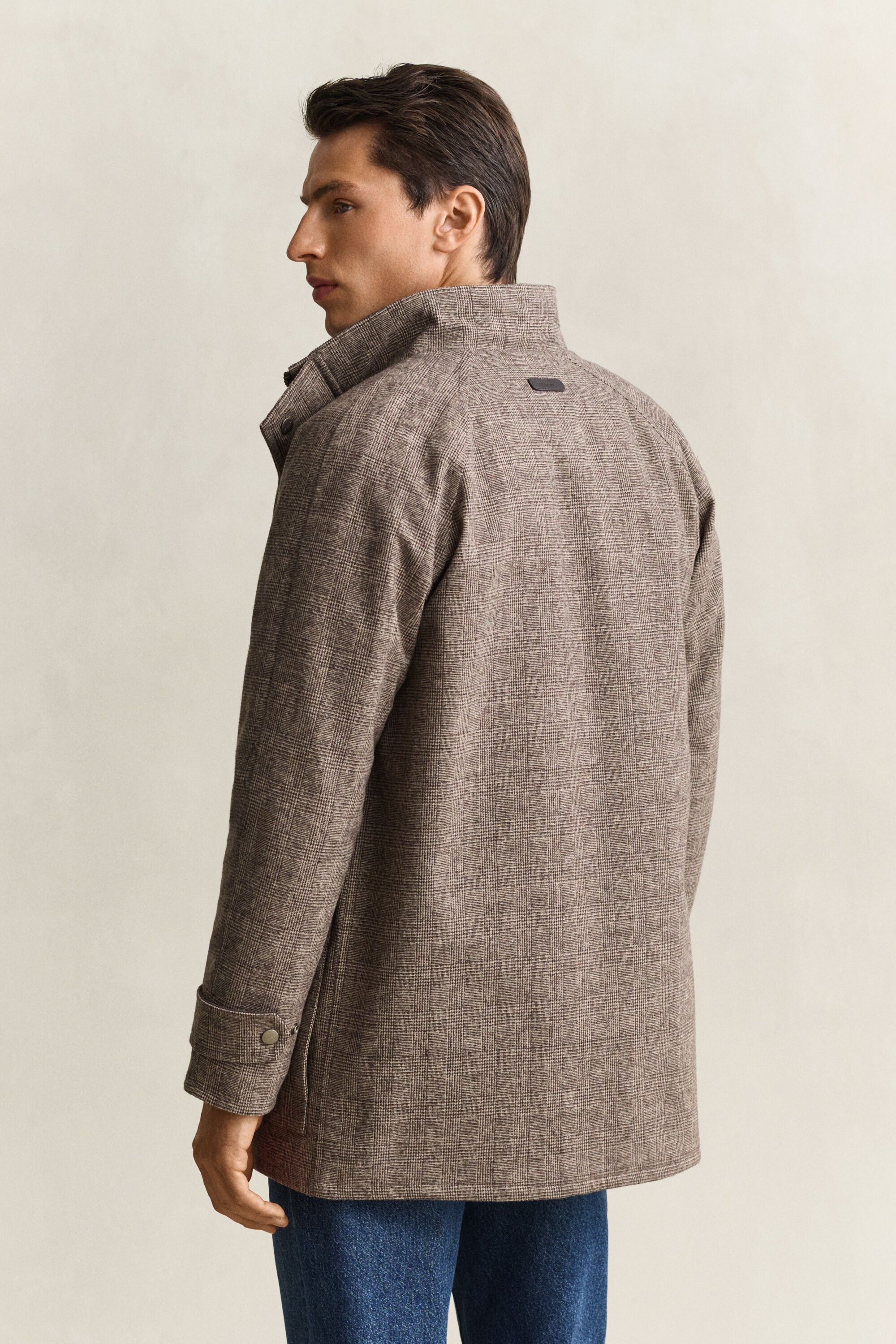 Wool Blend Double Decker Jacket