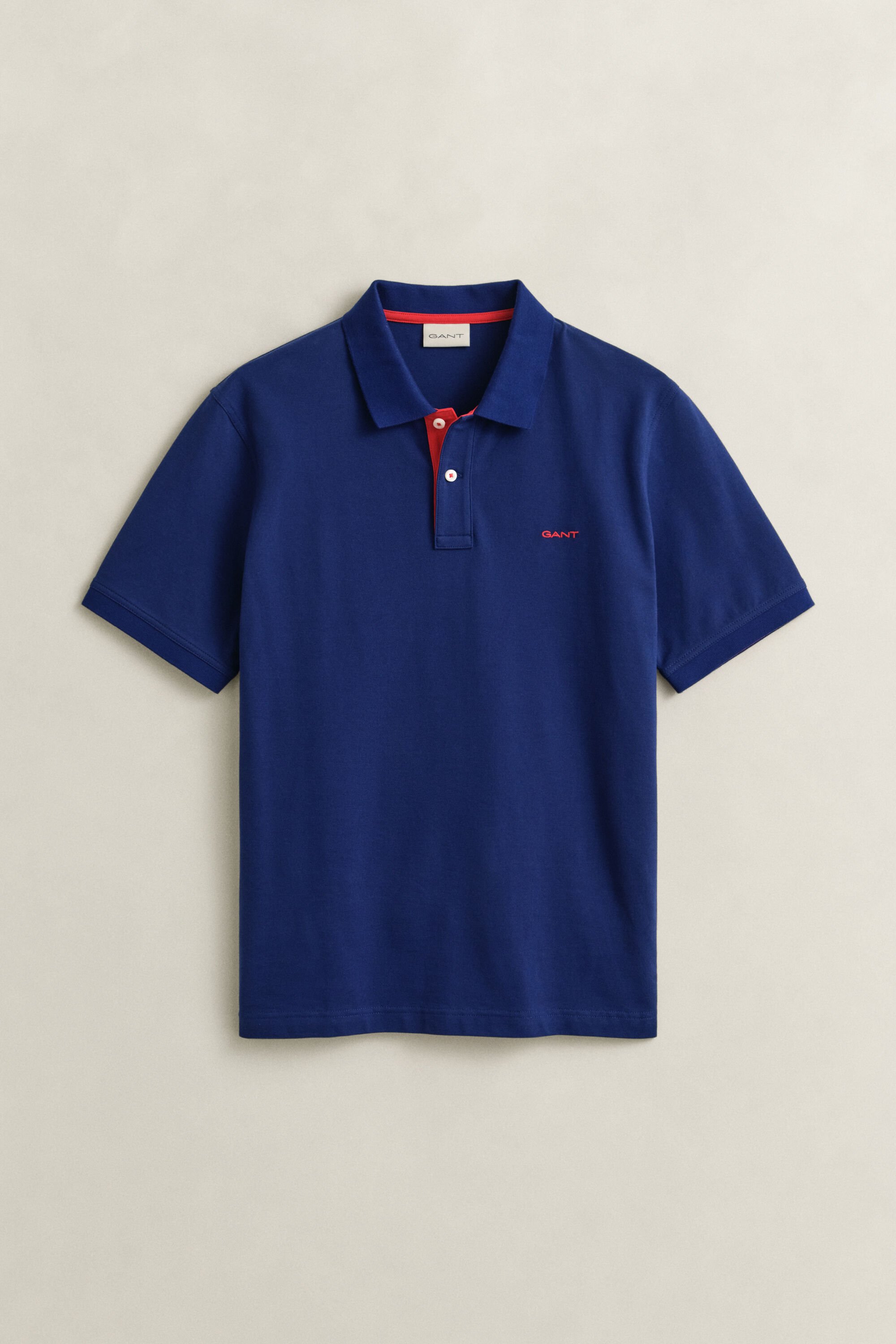 Contrast Piqué Polo Shirt
