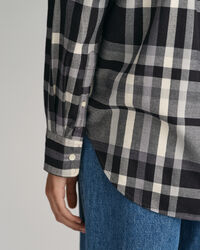 Relaxed Fit Checked Flannel Shirt