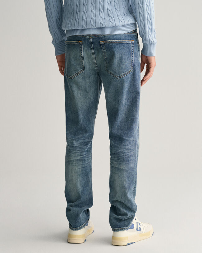 Regular Fit Archive Wash Jeans