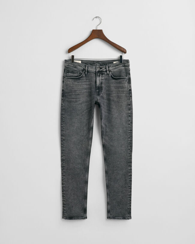 Regular Fit Black Wash Jeans