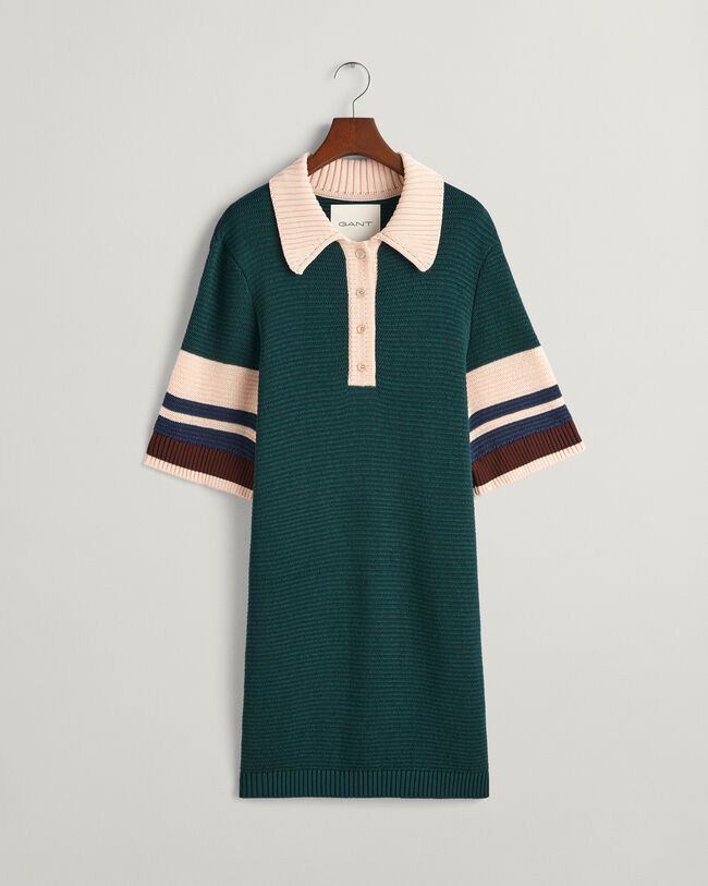 Polo Knit Mini Dress