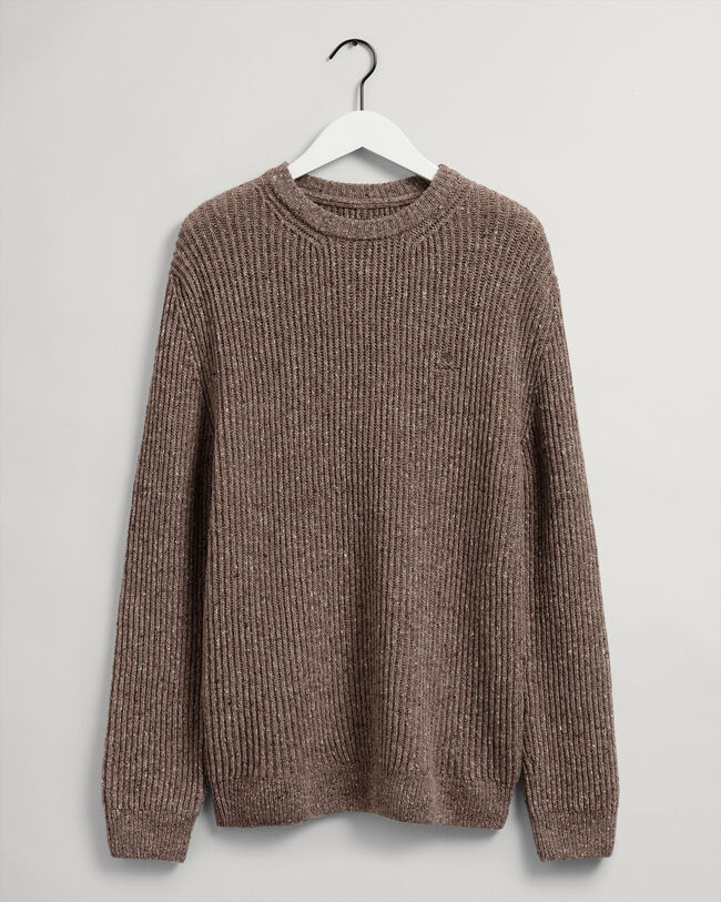 Neps Ribbed Crew Neck Sweater