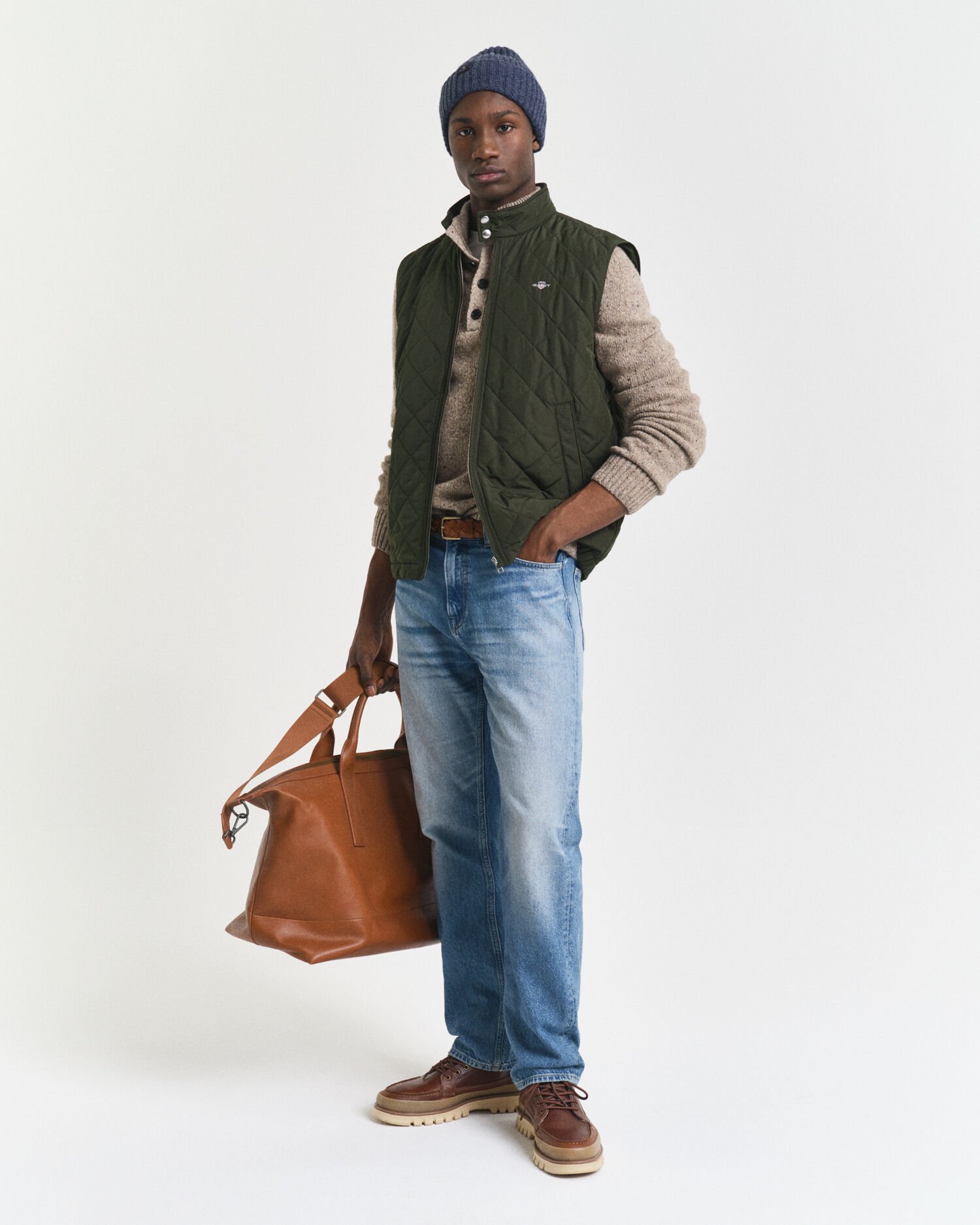 Quilted Windcheater Vest