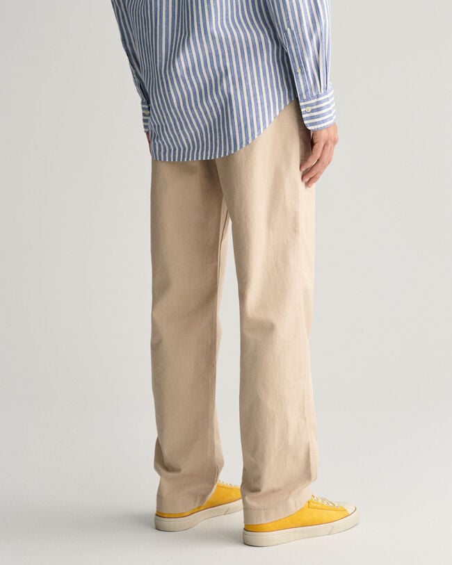 Regular Fit Cotton Linen Chinos