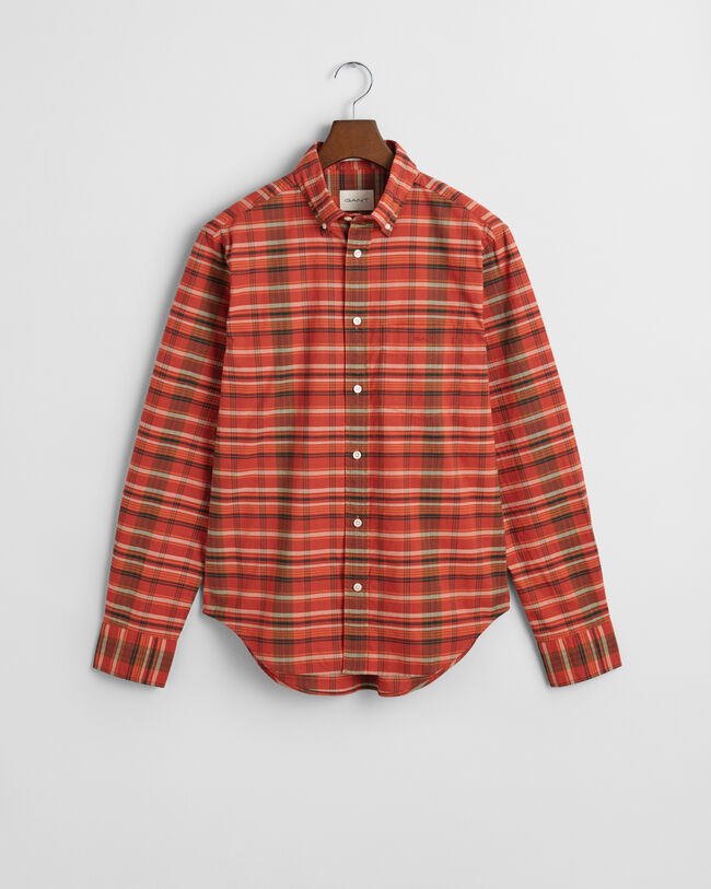 Regular Fit Checked Archive Poplin Shirt