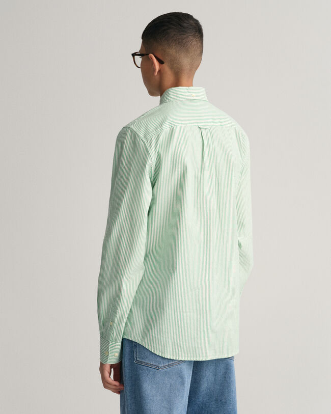 Teen Boys Striped Oxford Shirt