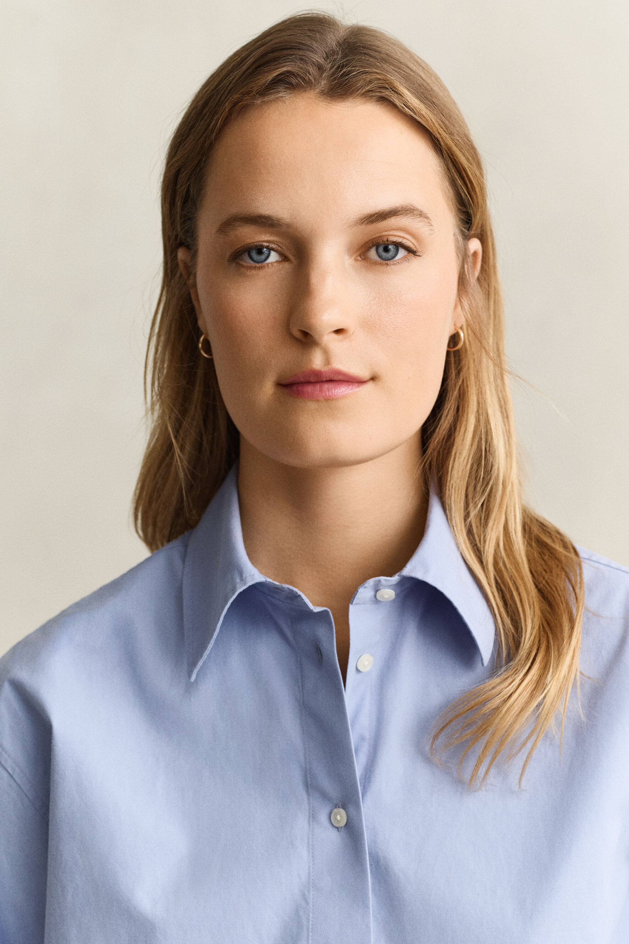 Relaxed Poplin Shirt — MISTY LAVENDER