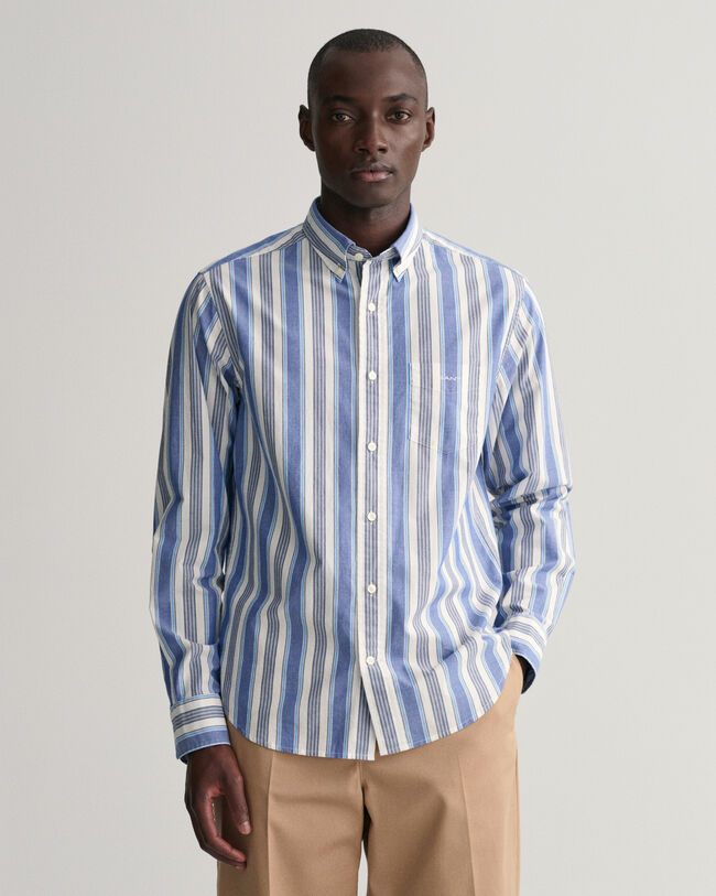 Regular Fit Colorful Striped Shirt