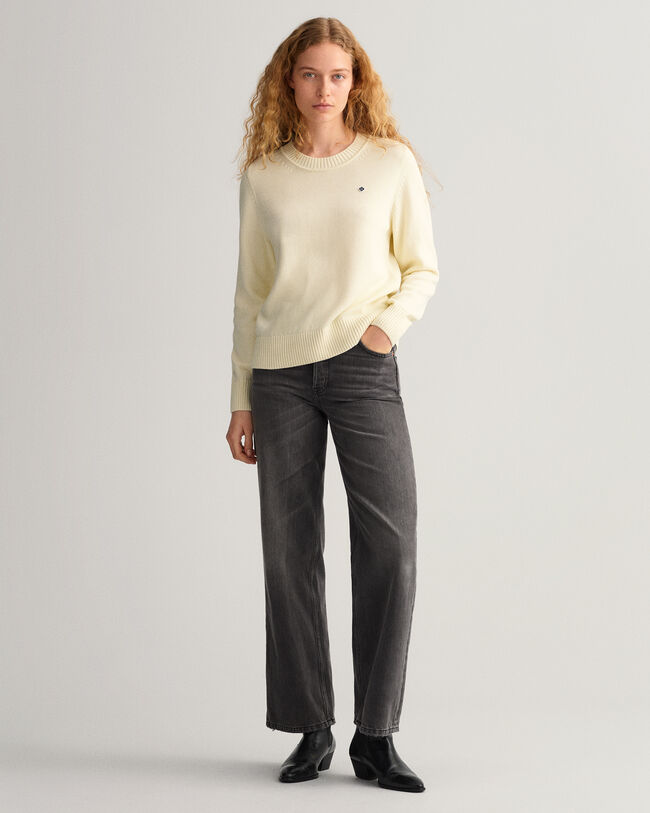 Icon G Cotton Crew Neck Sweater