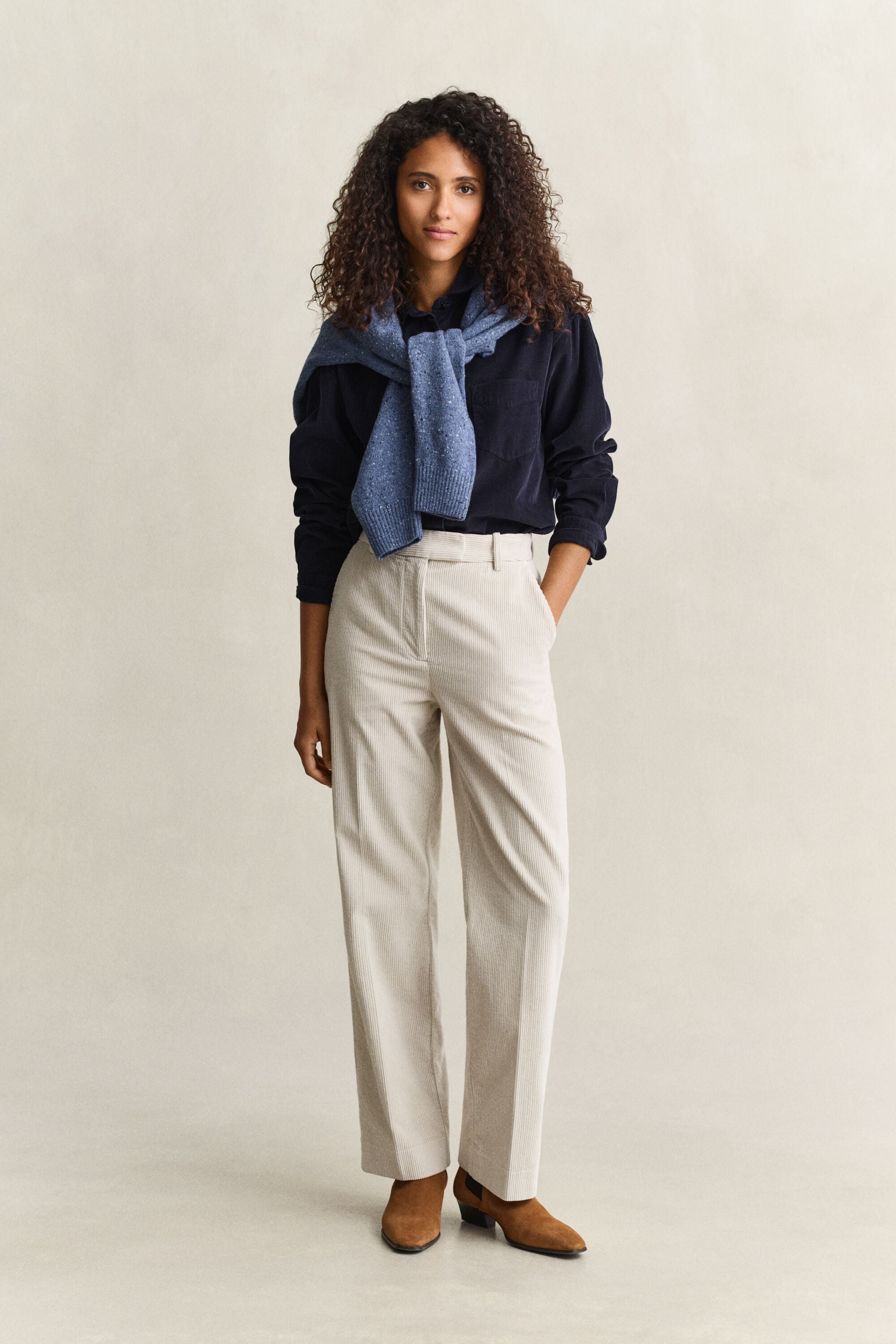 Tailored Corduroy Pants