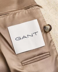 Relaxed Fit Nepps Herringbone Suit Jacket