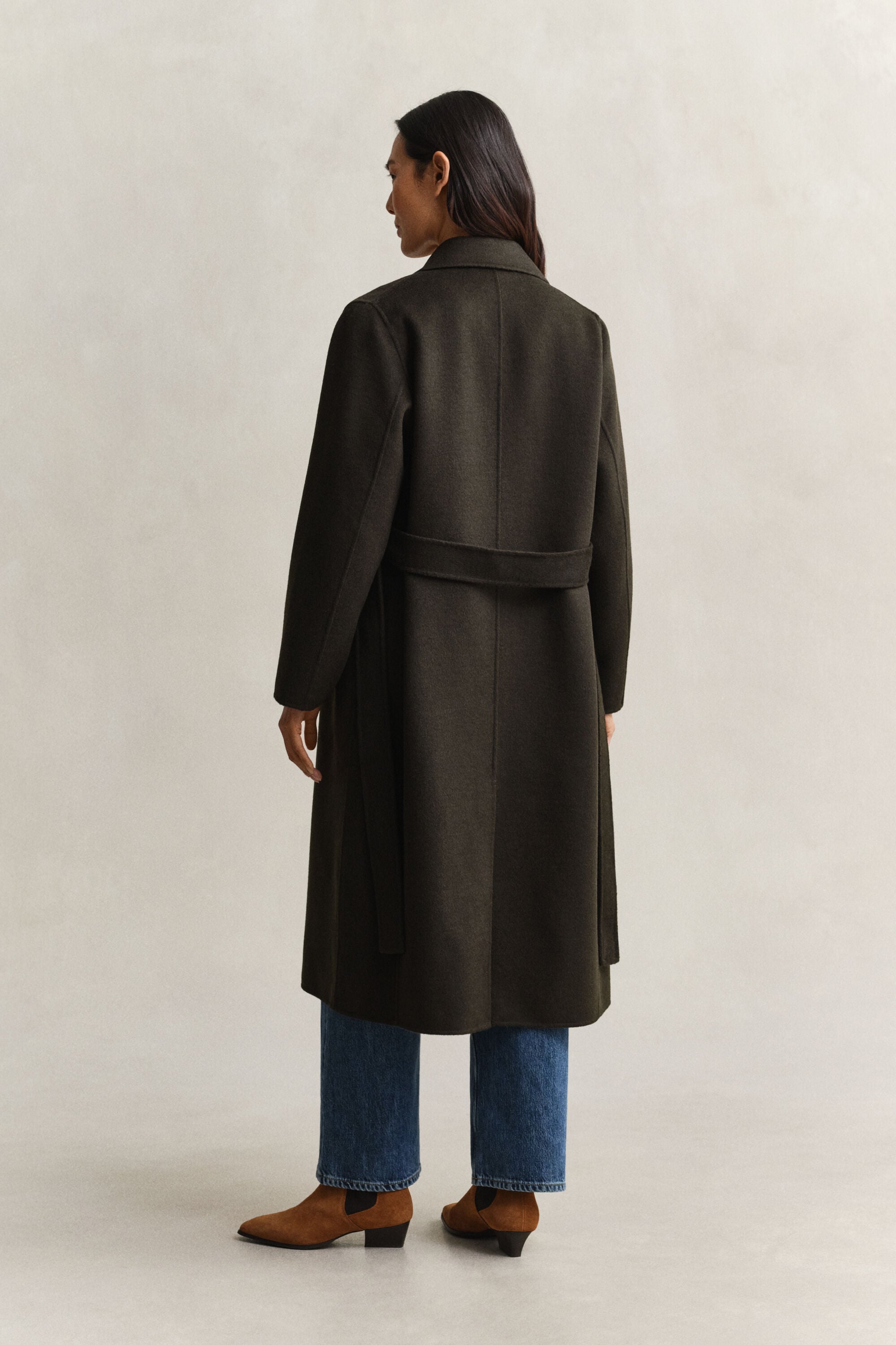 Handstitched Belted Coat
