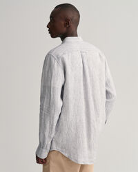 Regular Fit Striped Linen Shirt