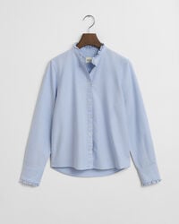 Classic Oxford Frill Blouse