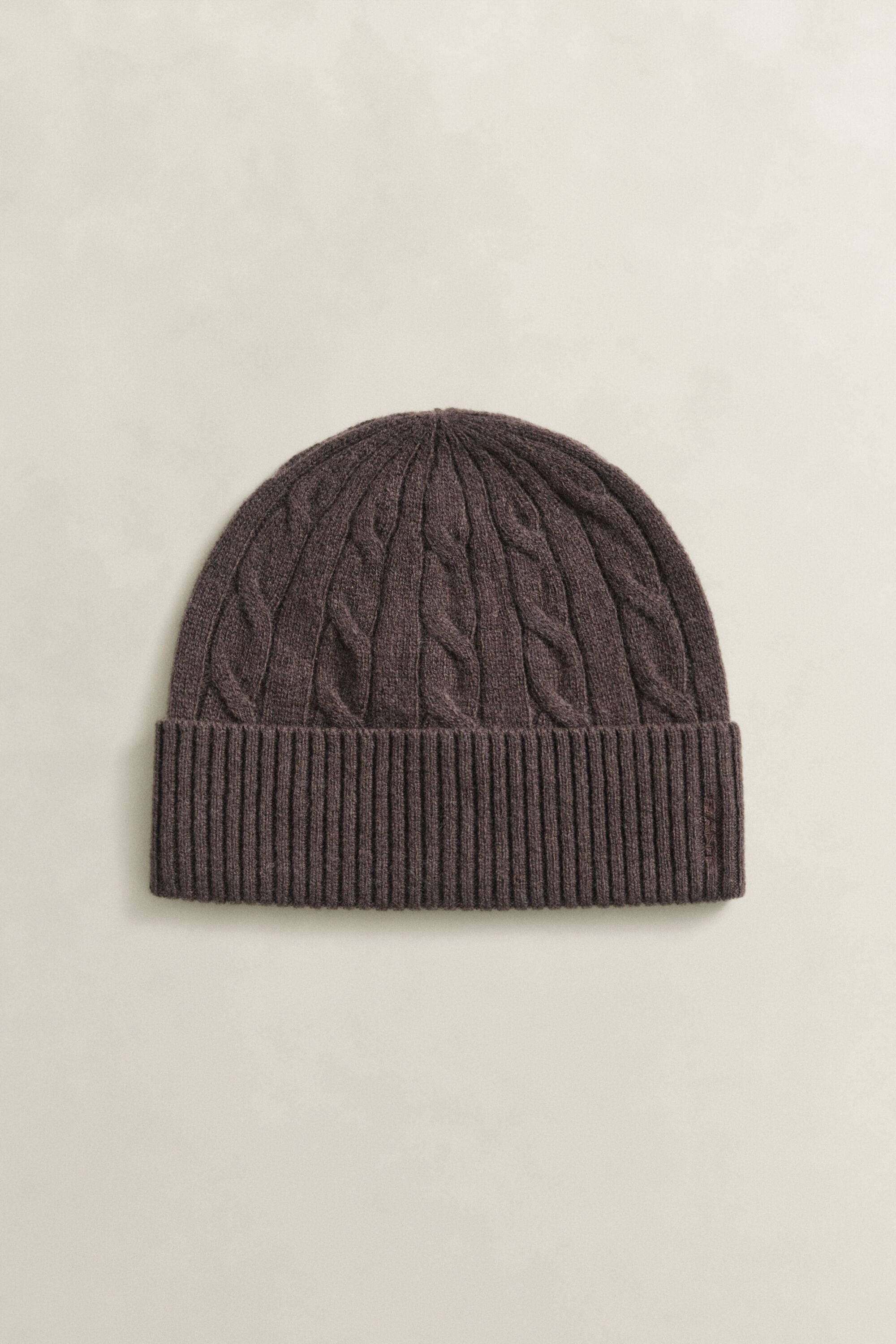 Wool Cable Knit Beanie